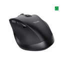Mouse Inalámbrico Recargable Fyda Eco Curvado Ergo Negro