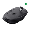 Mouse Inalámbrico Recargable Fyda Eco Curvado Ergo Negro