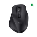 Mouse Inalámbrico Recargable Fyda Eco Curvado Ergo Negro