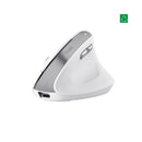 Mouse Inalámbrico Recargable Vertical Ergo Bayo Ii Eco Blanco