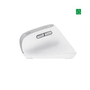 Mouse Inalámbrico Recargable Vertical Ergo Bayo Ii Eco Blanco