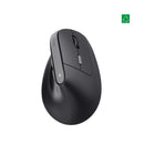 Mouse Inalámbrico Recargable Vertical Ergo Bayo Ii Eco Negro