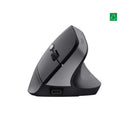 Mouse Inalámbrico Recargable Vertical Ergo Bayo Ii Eco Negro