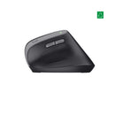 Mouse Inalámbrico Recargable Vertical Ergo Bayo Ii Eco Negro