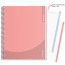 Cuaderno 1/2 Oficio Matemática 5 Mm Superclass 3 Materias Workline Femme 150 Hojas (Colores Surtidos Pasteles)