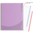 Cuaderno 1/2 Oficio Matemática 5 Mm Superclass 3 Materias Workline Femme 150 Hojas (Colores Surtidos Pasteles)