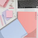 Cuaderno 1/2 Oficio Matemática 5 Mm Superclass 3 Materias Workline Femme 150 Hojas (Colores Surtidos Pasteles)