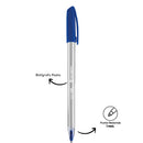 Lápiz Pasta Punta Media Azul  1.0 Mm