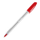 Lápiz Pasta Punta Media Rojo  1.0 Mm