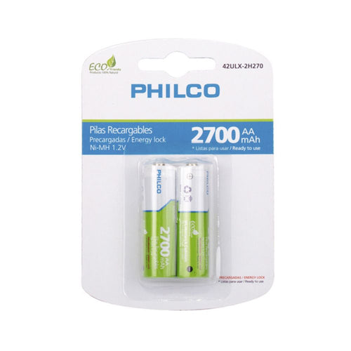 Pila Recargable Blister AA X2 2700Mah