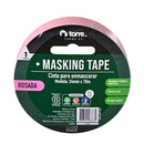 Cinta Adhesiva Masking Rosada 24 Mm X 18 Mt