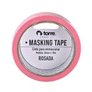 Cinta Adhesiva Masking Rosada 24 Mm X 18 Mt