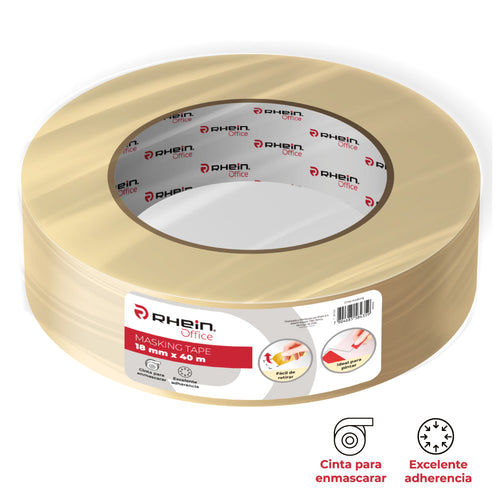 Cinta Adhesiva Masking 18 Mm X 40 Mt
