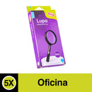Lupa Plástica Borde Negro 50 Mm