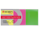 Nota Adhesiva 653 Neón 51X38 Mm 3 Un 100 Hojas