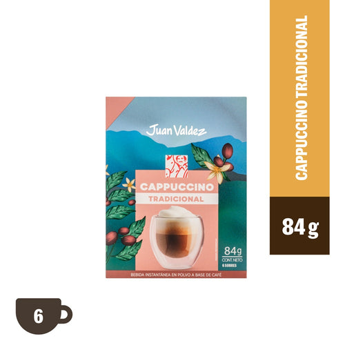 Café Instantáneo Cappuccino Tradición 14 Gr X 6 Un