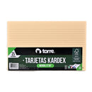Tarjetas Kardex 5X8 Cm 25 Un