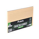 Tarjetas Kardex 5X8 Cm 25 Un