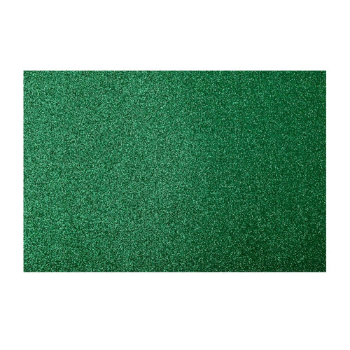 Goma Eva Glitter 40X60 Cm Verde 10 Un