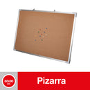Pizarra Corcho  Marco Aluminio 60X90 Cm