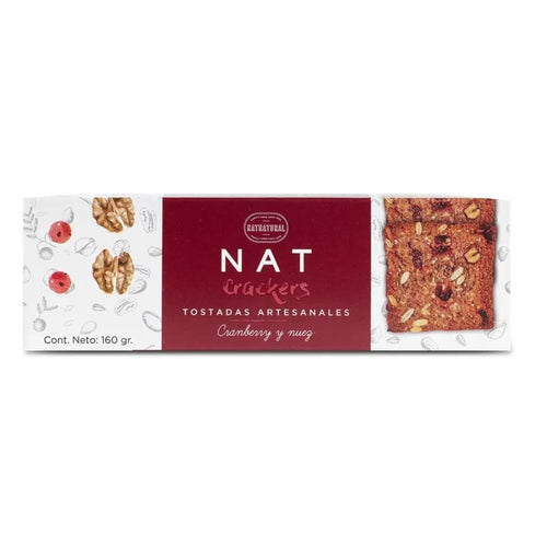 Galletas Crackers Tostadas Cranberry 160 Gr
