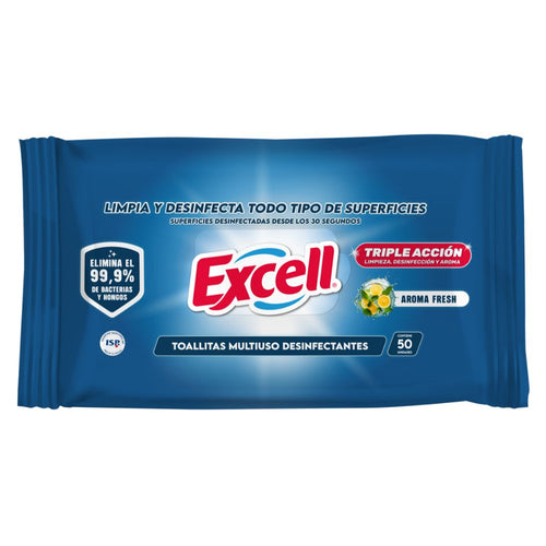 Toallitas Desinfectantes Sachet 50 Hojas