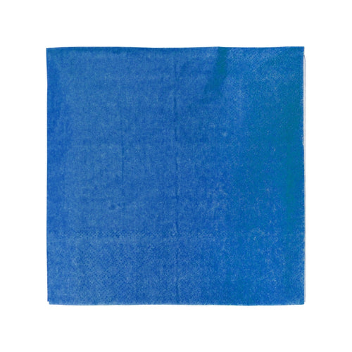 Servilleta Mesa Lisa 33X33 Azul 20 Un