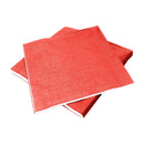Servilleta Mesa Lisa 33X33 Rojo 20 Un