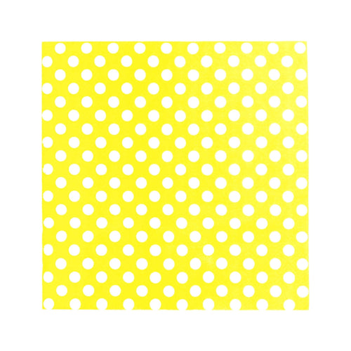 Servilleta Mesa Diseño 33X33 Amarillo 20 Un