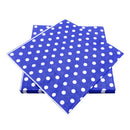 Servilleta Mesa Diseño 33X33 Azul 20 Un