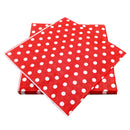 Servilleta Mesa Diseño 33X33 Rojo 20 Un