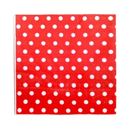 Servilleta Mesa Diseño 33X33 Rojo 20 Un