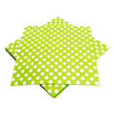 Servilleta Mesa Diseño 33X33 Verde Lima 20 Un