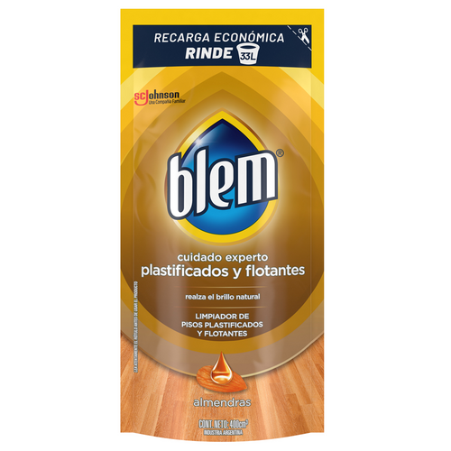 Limpiador Piso Flotante Almendra Recarga 400 Ml
