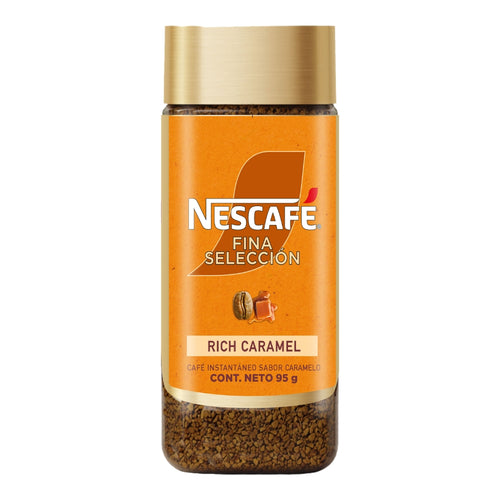 Café Instantáneo Sabor Caramelo Fina Selección Frasco 95 Gr
