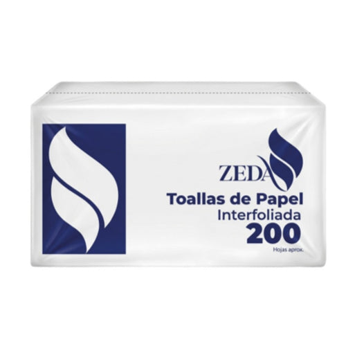 Toalla De Papel Interfoliada Doble Hoja  200 Un