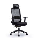 Silla Ejecutiva Con Brazo Con Cabecero Bkn Negro
