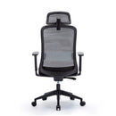 Silla Ejecutiva Con Brazo Con Cabecero Bkn Negro