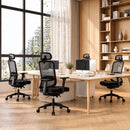 Silla Ejecutiva Con Brazo Con Cabecero Bkn Negro