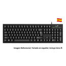 Teclado Alámbrico Negro Smart Kb100