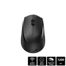 Mouse Inalámbrico Negro Nx-8006S Usb-C