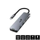 Hub Usb-C A 2Xusb-A+Hdmi+2Xusb-Cuh-500