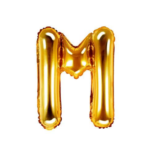 Globo Metálico 16 Dorado M