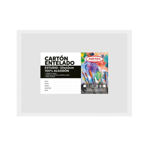 Carton Entelado 30X40 Cm 250 Gr