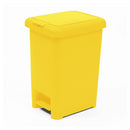 Basurero Tapa Pedal Color Amarillo 10 Lt