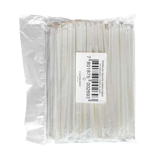 Bombillas Flexibles Compostables 100 Un