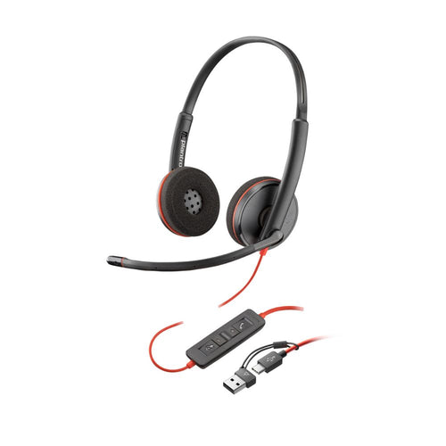 Headset Negro Blakcwire 3220 Usbc/Usba