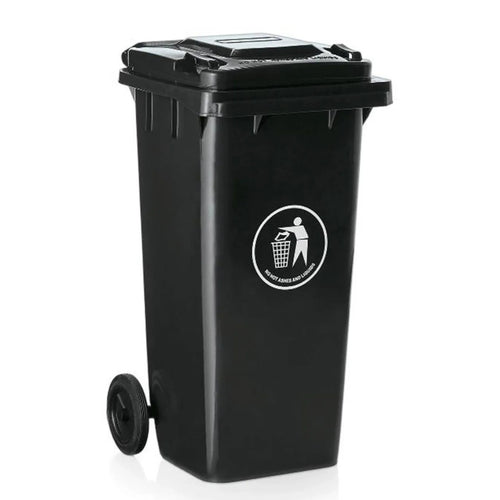 Contenedor Basura Color Negro 120 Lt