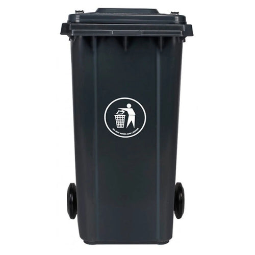 Contenedor Basura Color Negro 240 Lt