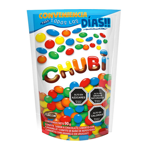 Chocolates Chubi Doypack 90 Gr